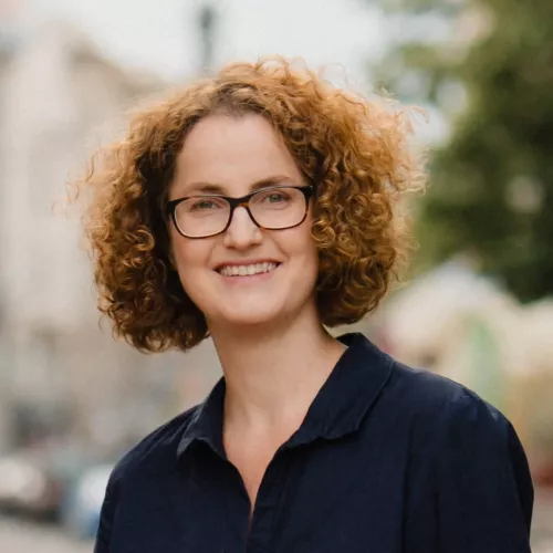 Portrait photo of Heike Klüver, Professor of Political Science at Humboldt University of Berlin and Director of the Humboldt Governance Lab