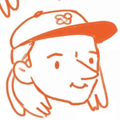 Zeichnung von Frederiks Gesicht
