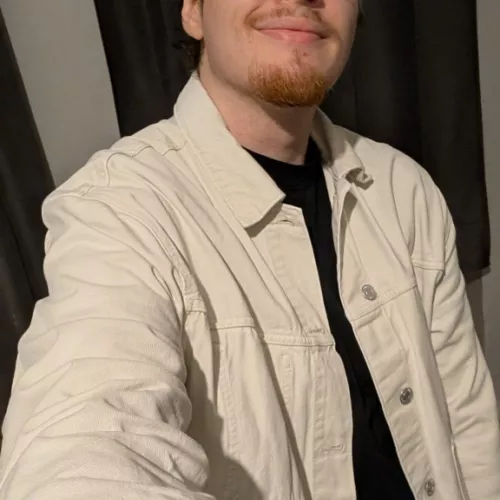 Selfie eines jungen Mannes