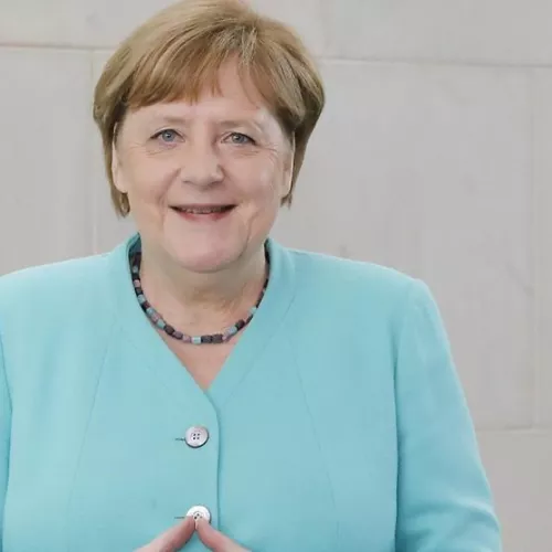 Porträt von Angela Merkel